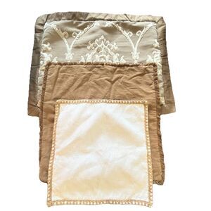 Dian Austin Brown Off White Pillow Sham With Boho Decorative Pillow Covers